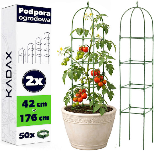 Kadax Suport De Grădină Cu 4 Niveluri 176 X 32 Cm 2 Bucăți