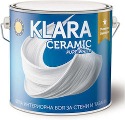Klara Πλαστικό Χρώμα Ακρυλικό White