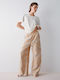 Women's Fabric Trousers Champagne TA6201T345A C3884