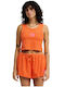 Women's Sleeveless Blouse Orange