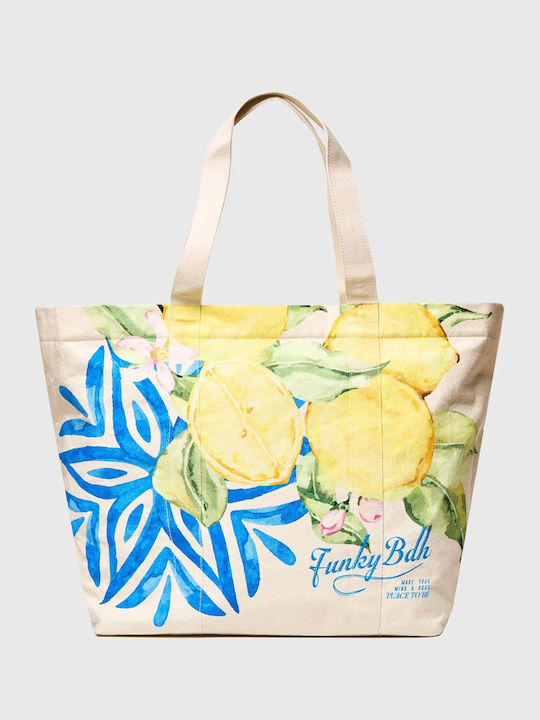 Funky Buddha Beach Bag White