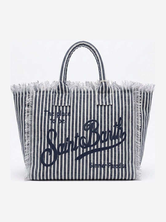 MC2 Fabric Blue Beach Bag