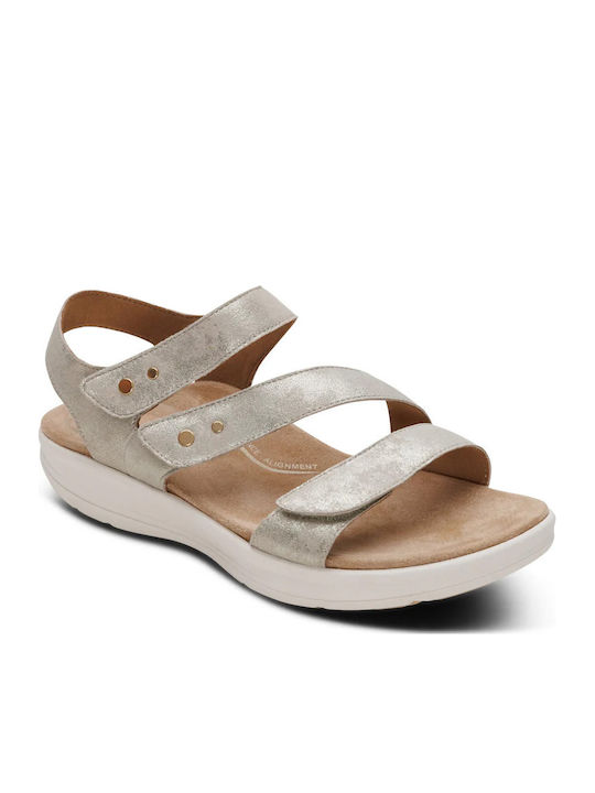 Leather Women's Anatomic Gold Sandals EN2005W
