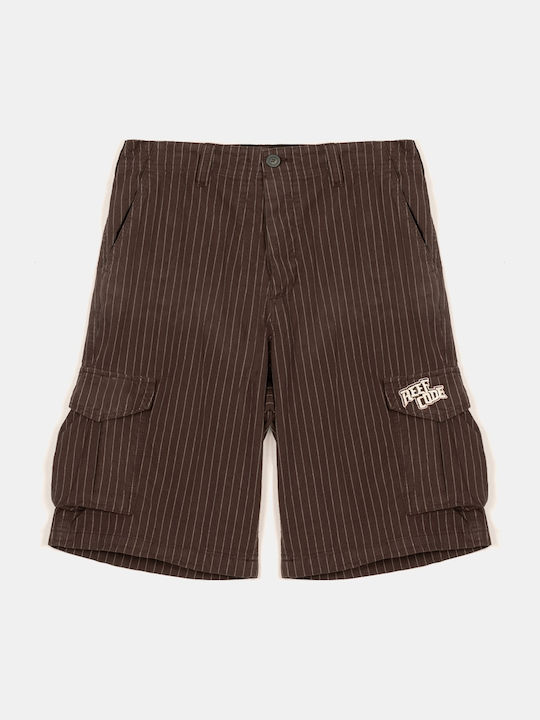 Herren Shorts Cargo Braun