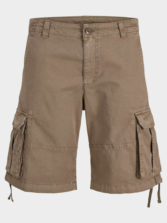 Jack & Jones Men's Cargo Bermuda Shorts Brown