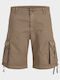 Herren Shorts Cargo Braun