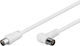 Microconnect Antenna Cable Coax Male - Coax Female White 1.5m COAX015WA 1 Piece