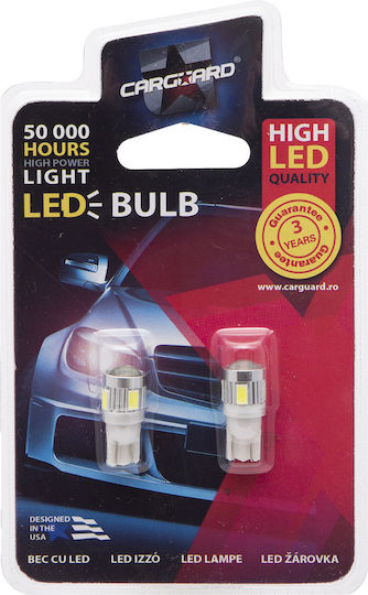 Mercaton Autolampen T10 W5w 2.5w 180lm 6000k Cree 12v Menge 2 Stück
