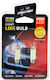 Car Led Bulb T10 W5w Canbus 1w 90lm 18 Cob Led 12v Set 2 Pcs