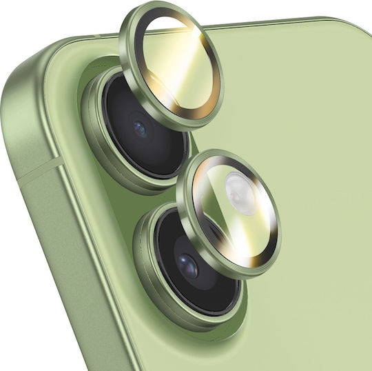 Rhinoshield Protecție Lentilă Cameră Anti-Zgârieturi Iphone 16 16 Plus 17 Verde