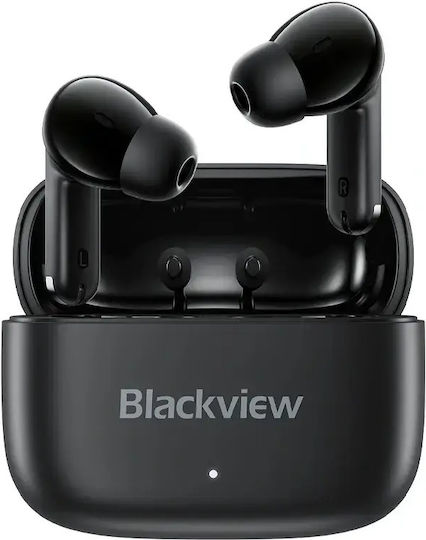 BlackView AirBuds 16 Bluetooth Handsfree Ακουστικά με Αντοχή στον Ιδρώτα και Θήκη Φόρτισης Μαύρα
