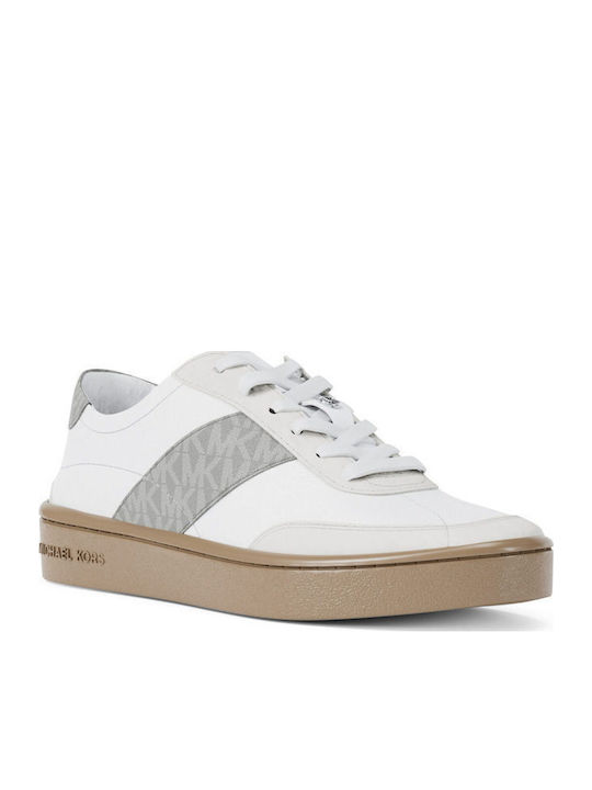 Michael Kors Logo Γυναικεία Sneakers Λευκό / Γκρι