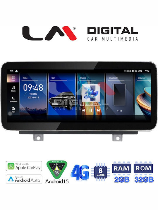 LM Digital Автомобилна Аудио Система За BMW Серия 3 / F30 / Серия 4 / F32 2009>2019 (Bluetooth/USB/Вграден Wi-Fi /GPS/Apple CarPlay/Android Auto)