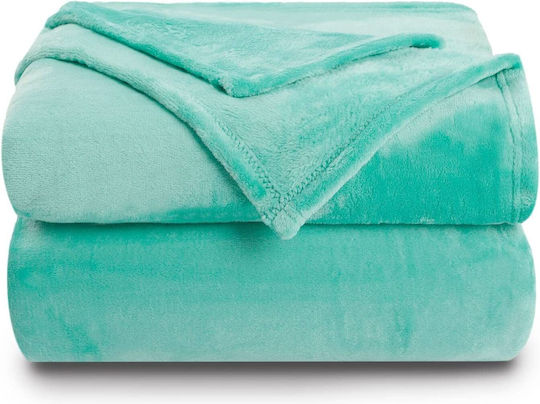 Κουβέρτα Γούνινη Διπλή 200x210εκ. Aqua