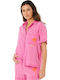 Long Sleeve Women's Shirt Fuchsia