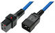 Act IEC C19 / IEC C20 - IEC C19 / IEC C20 Cable 3m Μπλε PC1376
