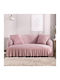 Rebeka Home Elastic Cover for Three Seater Sofa Rose Ash