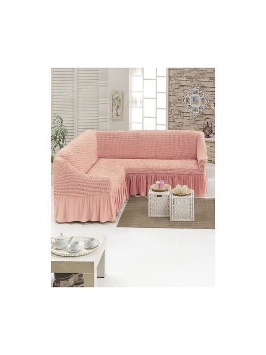 Rebeka Home Elastische Abdeckung Für Ecksofa Ash