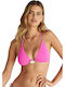 Bikini Τριγωνάκι B Cup με Ενίσχυση Floral Φούξια