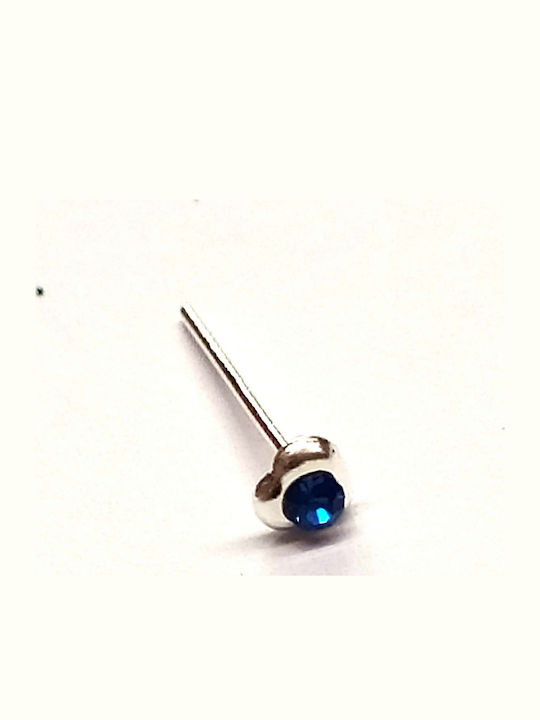 Amalfi Accessories Piercing Nas din Argint Albastru