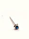 Amalfi Accessories Piercing Nas din Argint Albastru