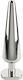 Steel Large Silver Anal Plug