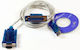 Microconnect Serielles PS/2-Kabel in 2m USBADB25 1 Stück