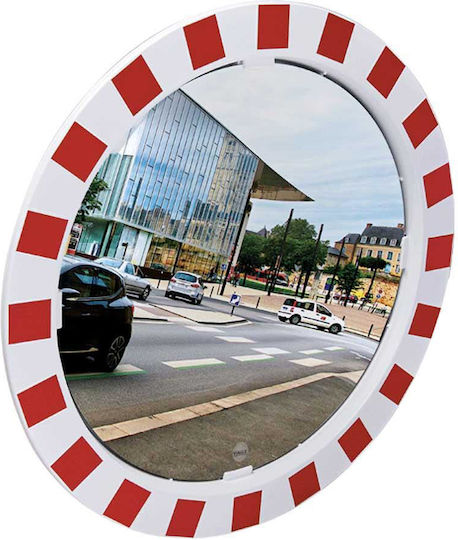 Eco Traffic Mirror 60cm Plastic in Black Colour