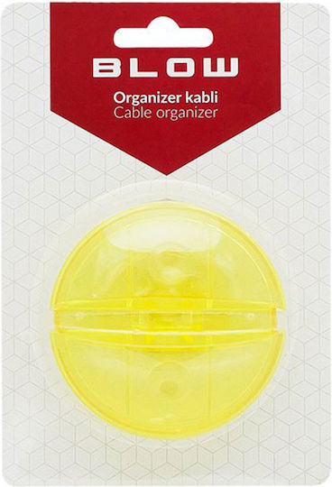 293354 Kabelclips Organizer Drehbar Gelbes Set 5 Stück