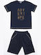 Kids Set with Shorts Summer 2 Pieces Navy Blue