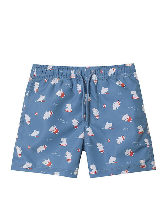 Tutete Sun Protection Hippos 1-2 Years Kids Swimwear Swim Shorts Blue