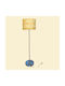 Oxygen Gold Mosaik Floor Lamp with E27 Lamp Bulb Base Gold