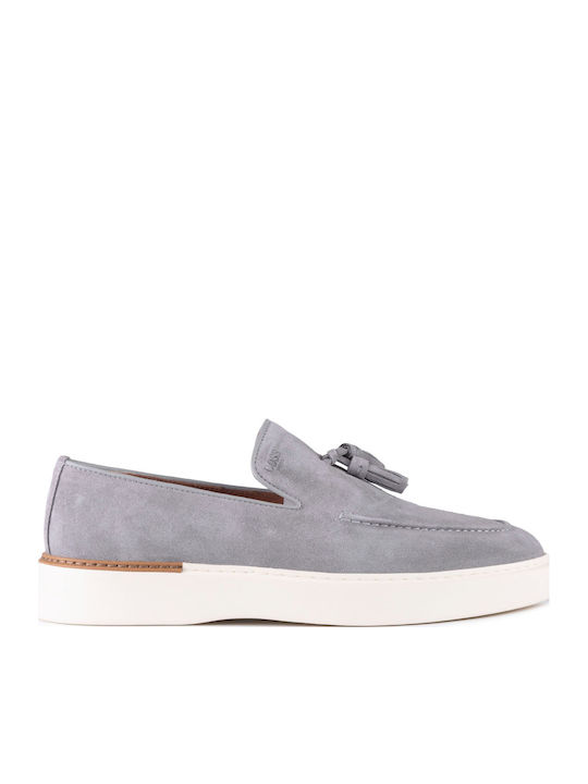 Boss Shoes Ανδρικά Μοκασίνια σε Γκρι Χρώμα