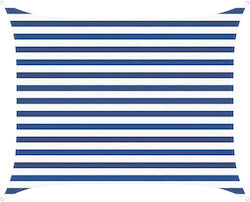 vidaXL Правоъгълно Shade Sail Бяло с PU Покритие