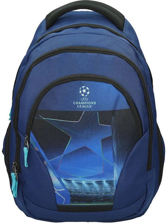 Street Champions League School Backpack Blue