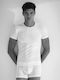 Men's Short Sleeve White Undershirt