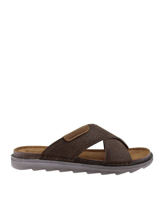 Inblu Anatomico Men's Sandals In Brown Colour