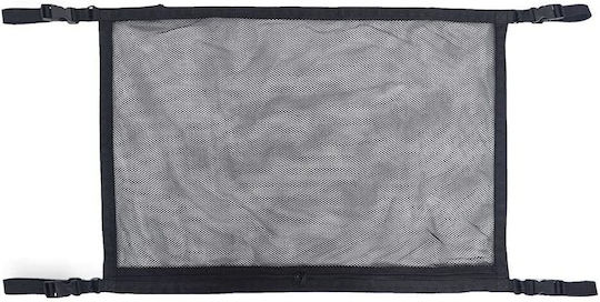 Car Organizer Net 75 X 53 Cm Black Polyester Compartments Car Accessory