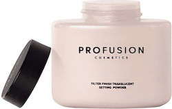 Profusion Cosmetics Filter Finish Pudră de Fixare Translucidă Pudră Diahana de Stabilizare Machiaj 25gr