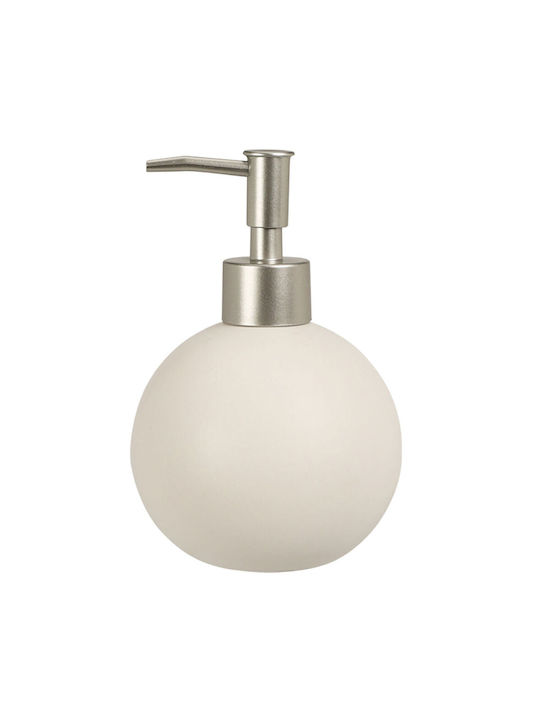 MRShome Dispenser Μεταλλικό Λευκό 375ml