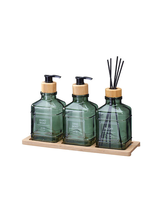 MRShome Dispenser Kitchen Glass Green 350ml