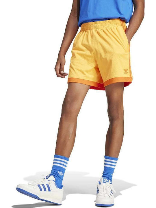 adidas Αθλητική Ανδρική Βερμούδα Gold adidas Αθλητική Ανδρική Βερμούδα Gold