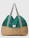 Funky Buddha Terrycloth Beach Bag Green