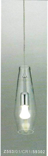 Volta Flesz Pendant Light Transparent 11x11cm