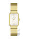 Womens Watch 30mm Battery with Gold Metal Bracelet