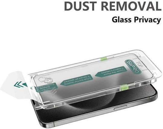 SiiPro Privacy Tempered Glass (Iphone 17/16 Pro)