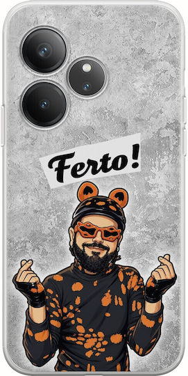 Калъф Iconic Music Collection – Ferto Realme GT 6T 5G Гъвкав TPU Прозрачен Силикон