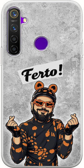 Калъф Iconic Music Collection – Ferto Realme 5 Pro Гъвкав TPU Прозрачен Силикон