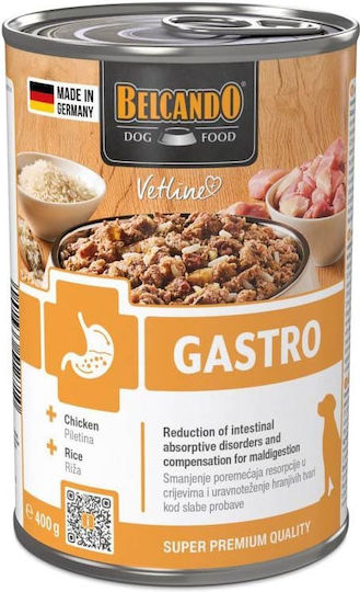 Belcando Wet Dog Food in Cans Diet with Meat Poultry and Rice 400gr
