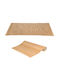 MRShome Rutschfestes Badematte Holz DF-0044001 Grau Gebürstet 50x80cm